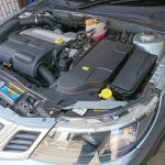 saab 9-3 バッテリー交換