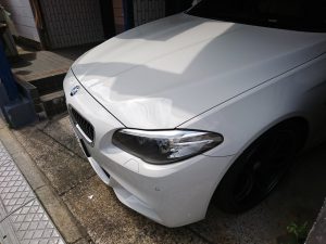 BMW 523d F10 バッテリー交換