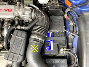 アルファロメオ 156 GTA バッテリー交換