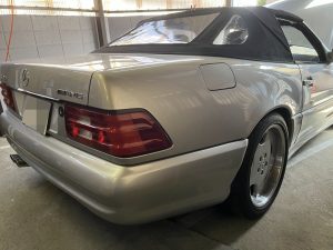 ベンツ Benz SL R129 バッテリー交換 場所 位置 費用 値段 価格